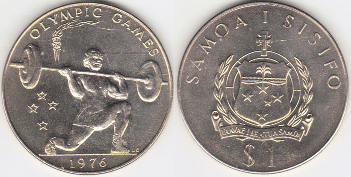 1976 Samoa 1 Tala (Olympic Games) A001546